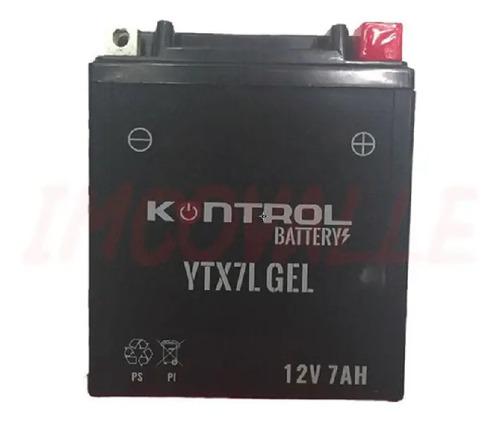 Bateria Moto Dr 150 200 Mrx 150 Xpulse 200 Kontrol Ytx7l Gel Derecho 3