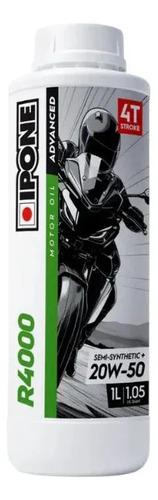 Aceite Lubricante Sintético De Moto Para Motor Ipone R4000 Rs 4t 20w-50 - 1 Litro 5