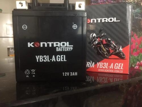 Batería Moto Kontrol Kawasaki Max 100 Yb3la Gel 2