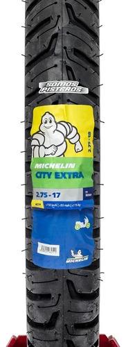 Llanta Michelin 2.75 17 City Extra 47p Con Camara Dt At 110 3
