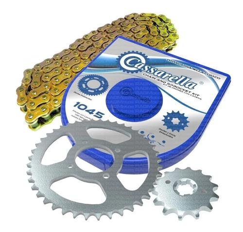 Kit Arrastre Akt Cr4 162 Reforzado Cassarella Original Dorado