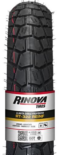 Llanta Moto 90/90-17 Rt-322 Tl 63l Rinova Tires