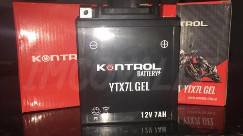 Bateria Moto Dr 150 200 Mrx 150 Xpulse 200 Kontrol Ytx7l Gel Derecho 2