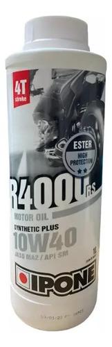 Aceite Semisintético Moto Ipone R4000 Rs Ma2 4t 10w40 Ipone 3