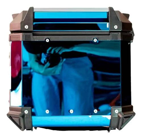 Maletero Cuadrado Dr1 Alu Pro Acero 45 Lt Azul 7