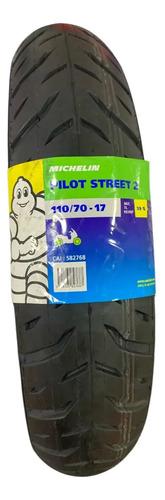 Llanta Michelin 110/70/17 59s Pilot Street 2 6