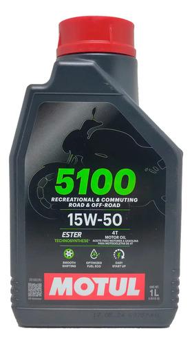 Aceite Lubricante Motor Motul 5100 15w-50 4t Semi-sintético 2