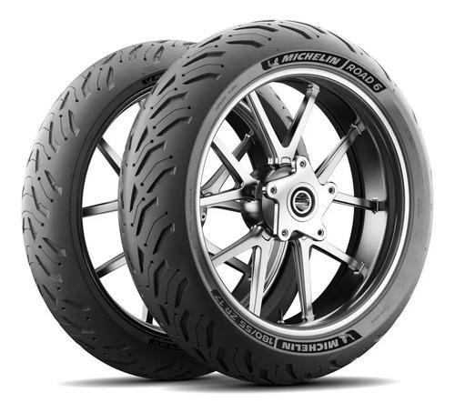 Combo Michelin 120/70/17 Y 180/55/17 Radial Michelin Road 6 