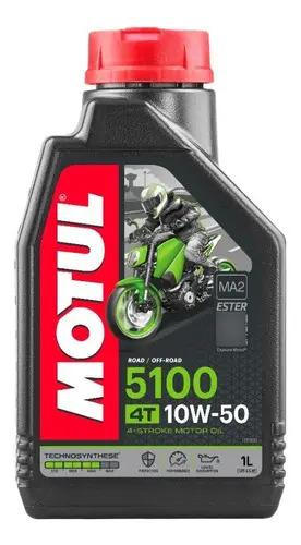 Aceite Moto 4t 5100 10w50 Semi Sintetico Motul 1l 2