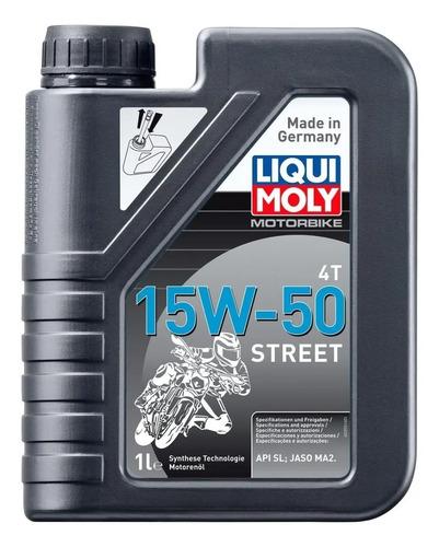 Aceite Para Motor Liqui Moly Sintético 15w-50 Para Moto/cuatriciclo De 1 Unidad X 1l