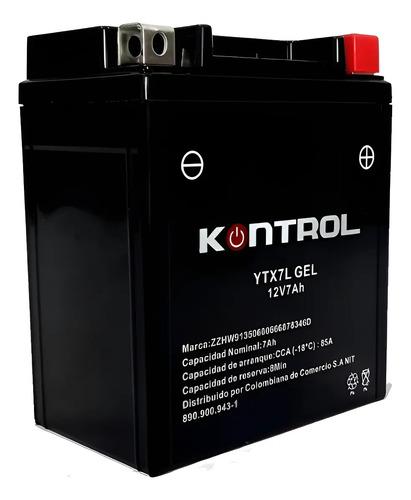 Bateria Moto Dr 150 200 Mrx 150 Xpulse 200 Kontrol Ytx7l Gel Derecho