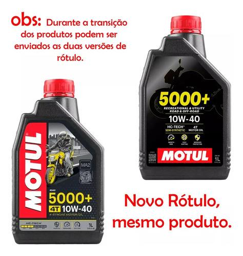 Aceite Lubricant Motor Motul 5000 Moto 4t 10w40 Sintetico 1l 3