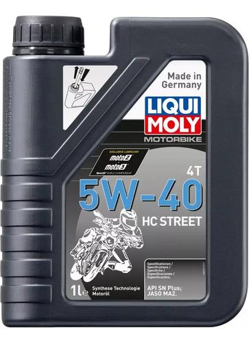 Aceite 5w40 Sintetico Street Moto 4t Liqui Moly 1l