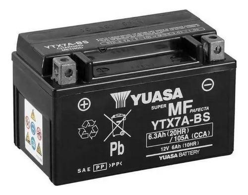Batería Moto Yuasa Original Agility Rocket Life Fly Ytx7a Izquierdo 3