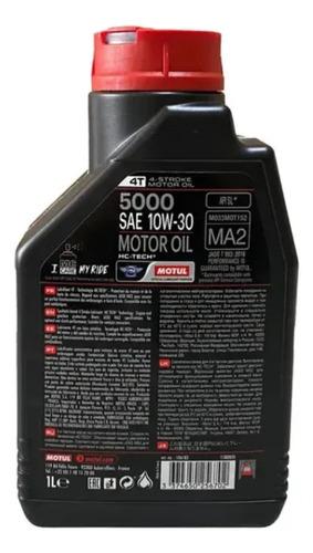 Aceite Lubricante Motul 5000 4t 10w30 Semi Sintetico Para Motos 3