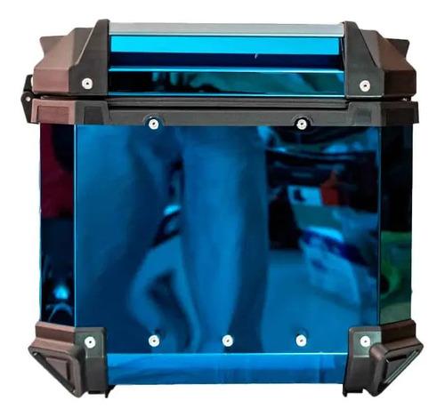 Maletero Cuadrado Dr1 Alu Pro Acero 45 Lt Azul 3