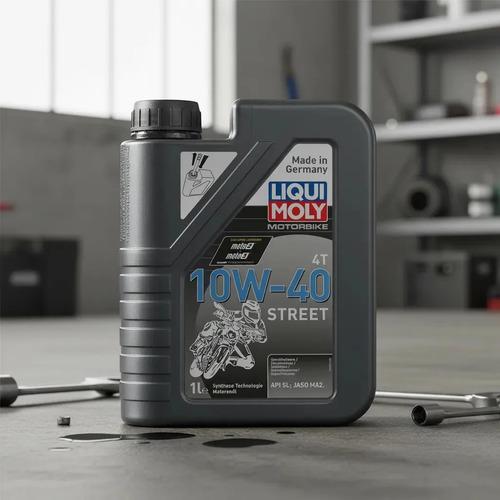 Aceite 10w40 Sintetico Street Moto 4t Liqui Moly 1l 3