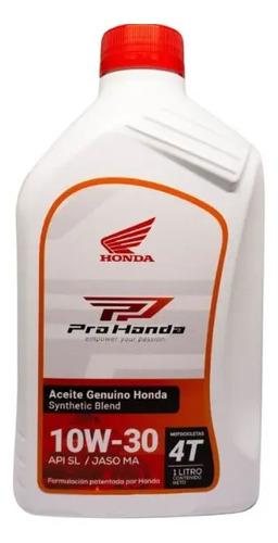Aceite Honda 10w30 Synthetic Blend Original X 1000 Ml 4
