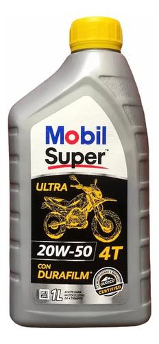 Aceite Lubricant Motor Moto Mobil Super Durafilm 4t 20w50 1l 3