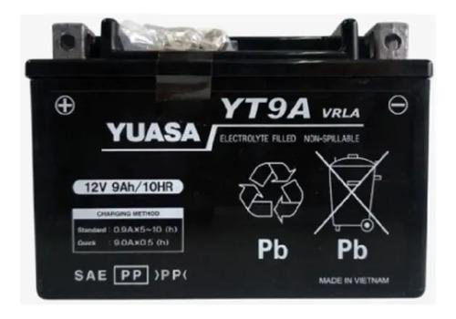 Batería Moto Yuasa Original Dominar 400 Versys 300 Yt9a Izquierdo 2