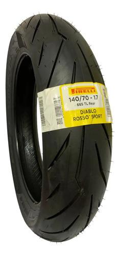 Llanta 140/70-17 Diablo Rosso Sport Tl 66s Pirelli 4