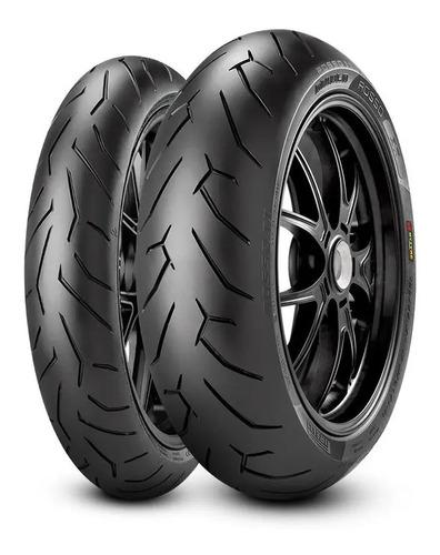 Llanta Trasera Para Moto Pirelli Diablo Rosso Ii Sin Cámara De 140/60 R17 H 63 X 1 Unidad 5