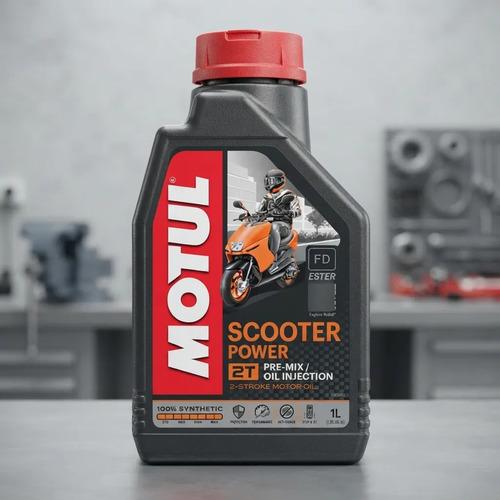 Aceite Motul Scooter Power 2t 100% Sintetico 3