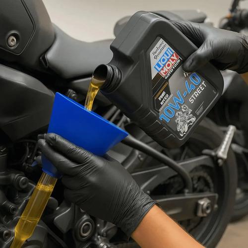 Kit De Cambio De Aceite De Carretera Liqui Moly Moto Engine 4t, 2 Unidades, 10w40 3