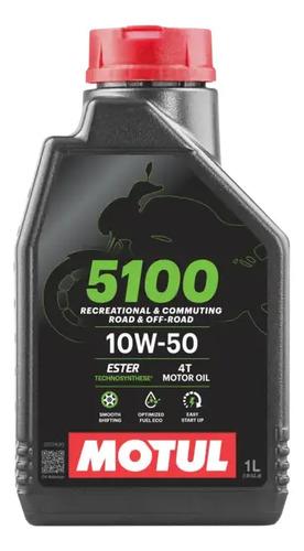 Aceite Moto 4t 5100 10w50 Semi Sintetico Motul 1l