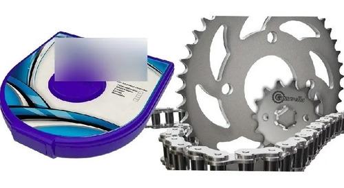 Kit De Arrastre Honda Xr 125 Reforzado Cassarella Dorada 2