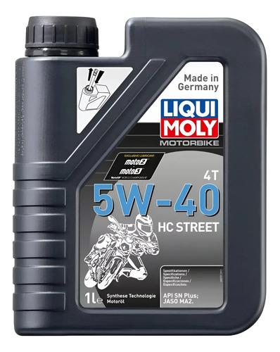 Aceite Lubricante Moto Liqui Moly Street Hc 5w40 Sintetic 1l