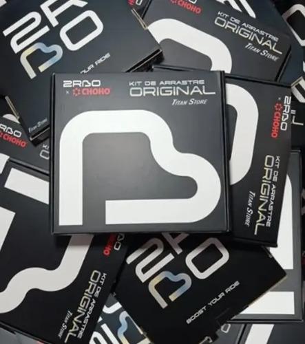 Kit Arrastre Hero Hunk 160 Reforzado Choho 2rbo Plateado 4
