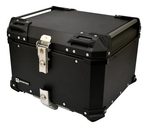 Maletero Spartan Aluminio 57lt Negro Negro