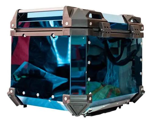 Maletero Cuadrado Dr1 Alu Pro Acero 45 Lt Azul 6