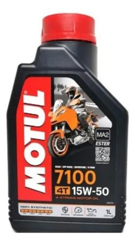 Aceite Motul 7100 15w50 4t Full Sintetico