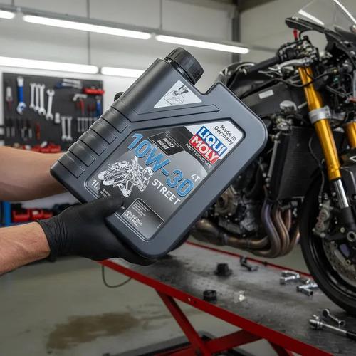 Aceite Liqui Moly Motorbike4t 10w30 Semi Sintético Street 1l 3