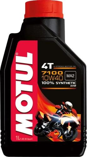 Aceite Para Moto 4t Motul 7100 10w40 1l Sintético 2