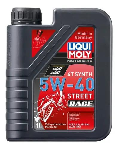 Aceite Moto 5w40 Motorbike Street Race 4t Liqui Moly 1lt
