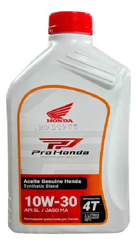 Aceite Honda 10w30 Synthetic Blend Original X 1000 Ml