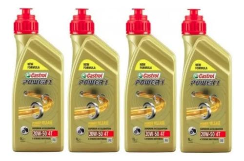 Aceite Lubrican Castrol Power 1 Racing 4t 10w40 Sintetic 1lt 3