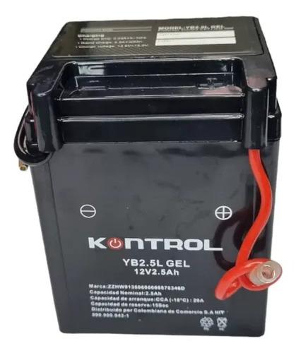 Batería Honda Xl 125 Brasil Kontrol Yb25l Gel