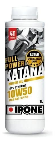 Aceite Lubricante Para Moto Ipone Katana 10w50 4t Full Power