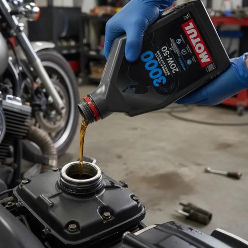 Aceite Motul 3000 20w50 Mineral Motos 4 T - 2 Piezas 9