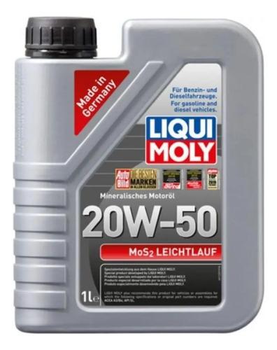 Aceite 20w50 Mineral Mos2 Low Viscosity Liqui Moly 1l