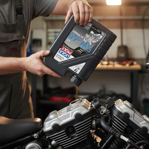 Aceite Lubricante Moto Liqui Moly Street Hc 5w40 Sintetic 1l 8