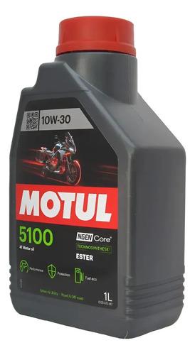 Aceite Moto Motul 5100 10w30 Api Sp Ma2 Semisintético X 1 L. 2
