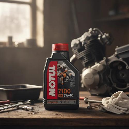 Aceite Motos 4tiempos Motul 7100 5w-40 Full Sintetico 1l 2