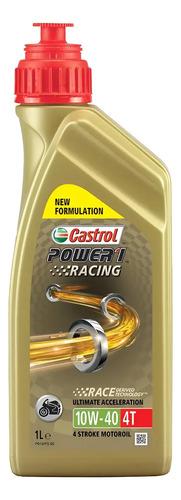 Aceite Lubrican Castrol Power 1 Racing 4t 10w40 Sintetic 1lt