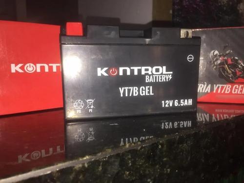 Batería Moto Akt 200 Sm Kontrol Yt7b Gel 3