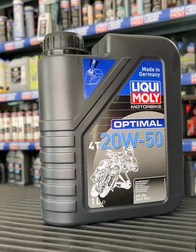 Aceite Para Motor Liqui Moly Mineral 20w-50 Para Moto/cuatriciclo 3